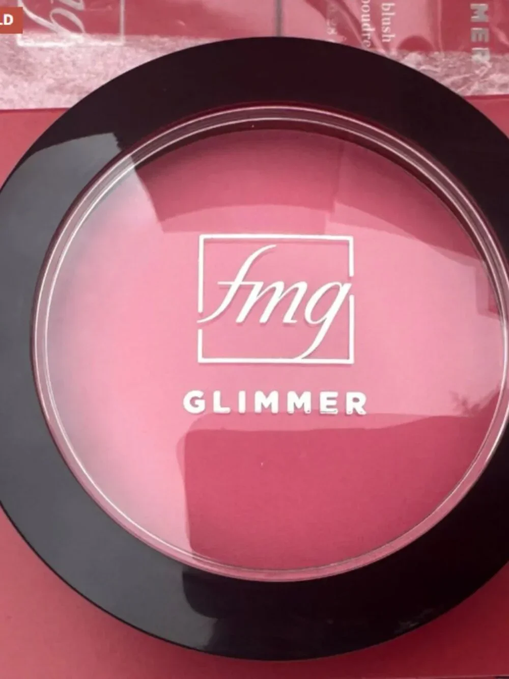 FMG Glimmer Powder Blush Petal Pink New in Box Matte Finish